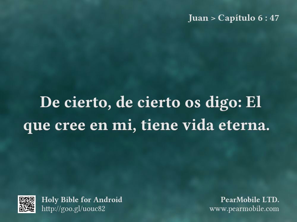 Juan, Capítulo 6:47